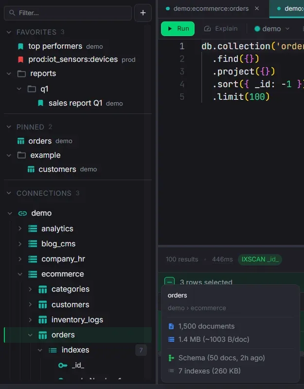 Sidebar Organization